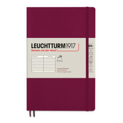 Leuchtturm1917 Ruled Softcover Notebook - Port Red, 5" x 7-1/2"