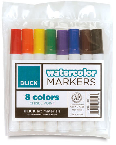 Blick Broadline Water-Based Marker - Set of 8 Markers  Outside of Package