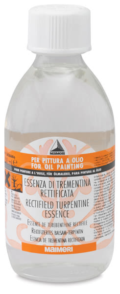 Maimeri Turpentine Essense - Front of 250 ml Bottle
