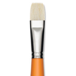 Isabey Chungking Interlocking Bristle Brush - Bright, Long Handle, Size 12