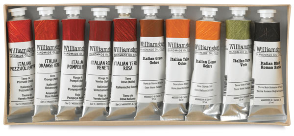 Williamsburg Handmade Oil Paints And Sets Blick Art Materials - Williamsburg Handmade Oil Paints Color Chart