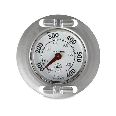R&F Surface Thermometer - Top view showing temperature gauge
