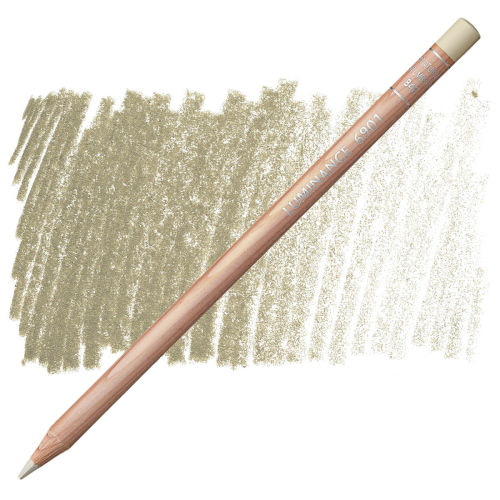 Caran d'Ache Luminance Colored Pencil - Raw Umber 10%
