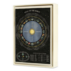 Cavallini Celestial Boxed Note Cards (Front of packaging)