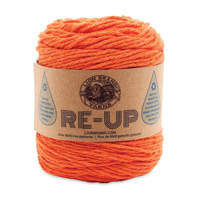 Lion Brand Re-Up Yarn - Orange, 117 yards