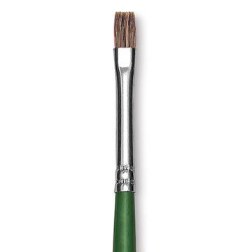 Open in modal - Blick Economy Sable Brush - Flat, Long Handle, Size 2 close up