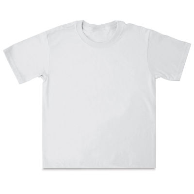 First Quality 50/50 T-Shirts, Youth Sizes - White Large (14-16)