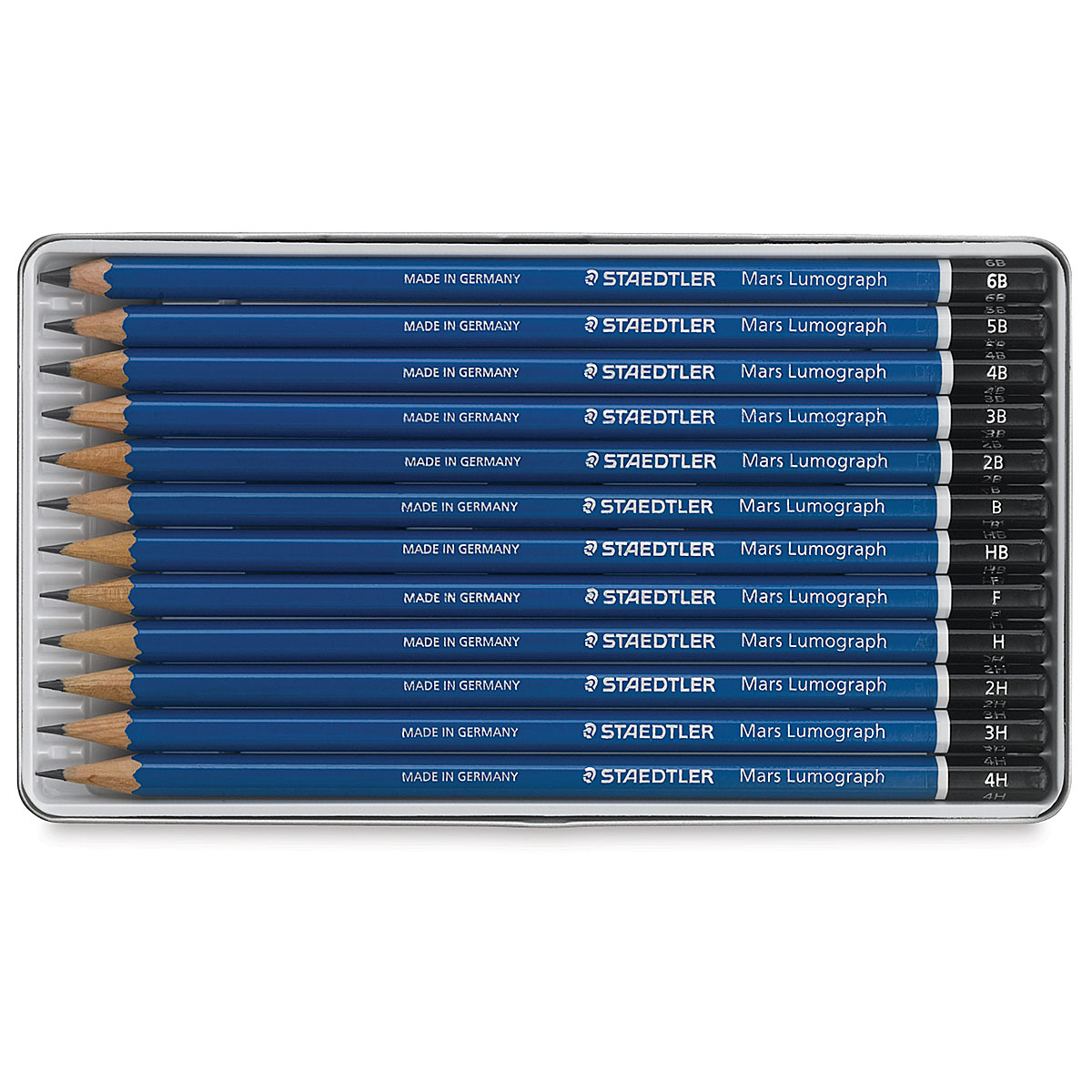 Staedtler Lumograph 1 Dozen Drawing Pencils 2B (100-2B) 