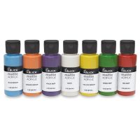 Keep Smiling's Fluid Pouring Liquid Acrylic Paints Set of 4