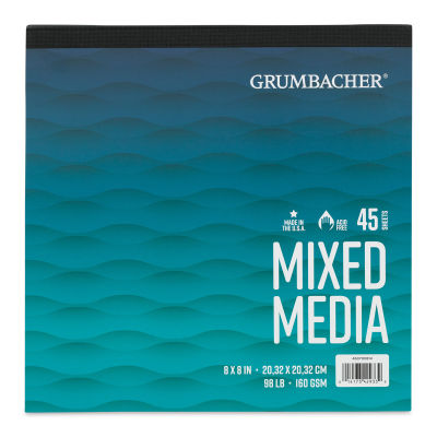 Grumbacher Mixed Media Pad - 8" x 8", 60 sheets (Front cover)