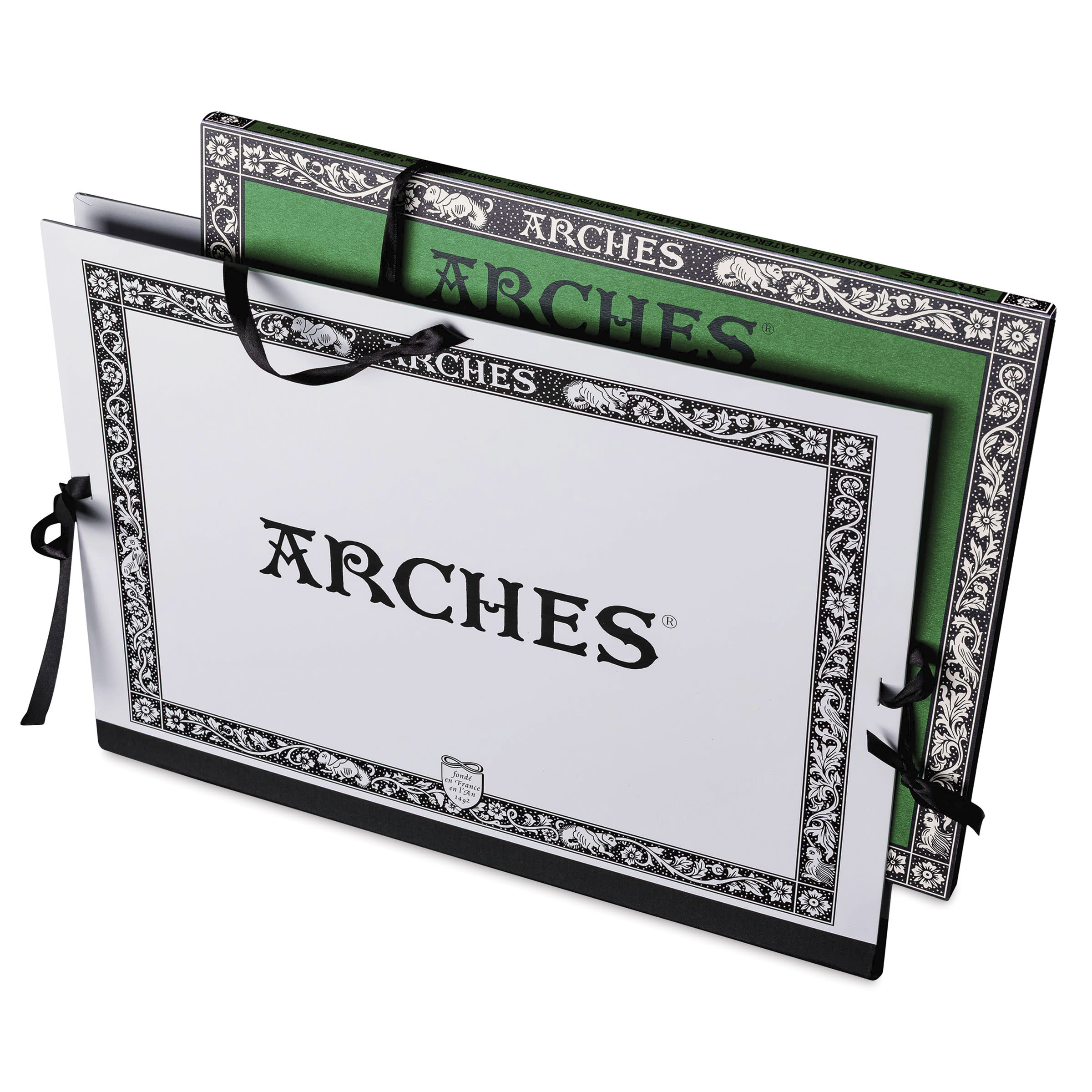 Arches Aquarelle Watercolor Block and Portfolio Set - Blick Exclusive! 12" x 16", 140 lb, Cold Press, 20 Sheets
