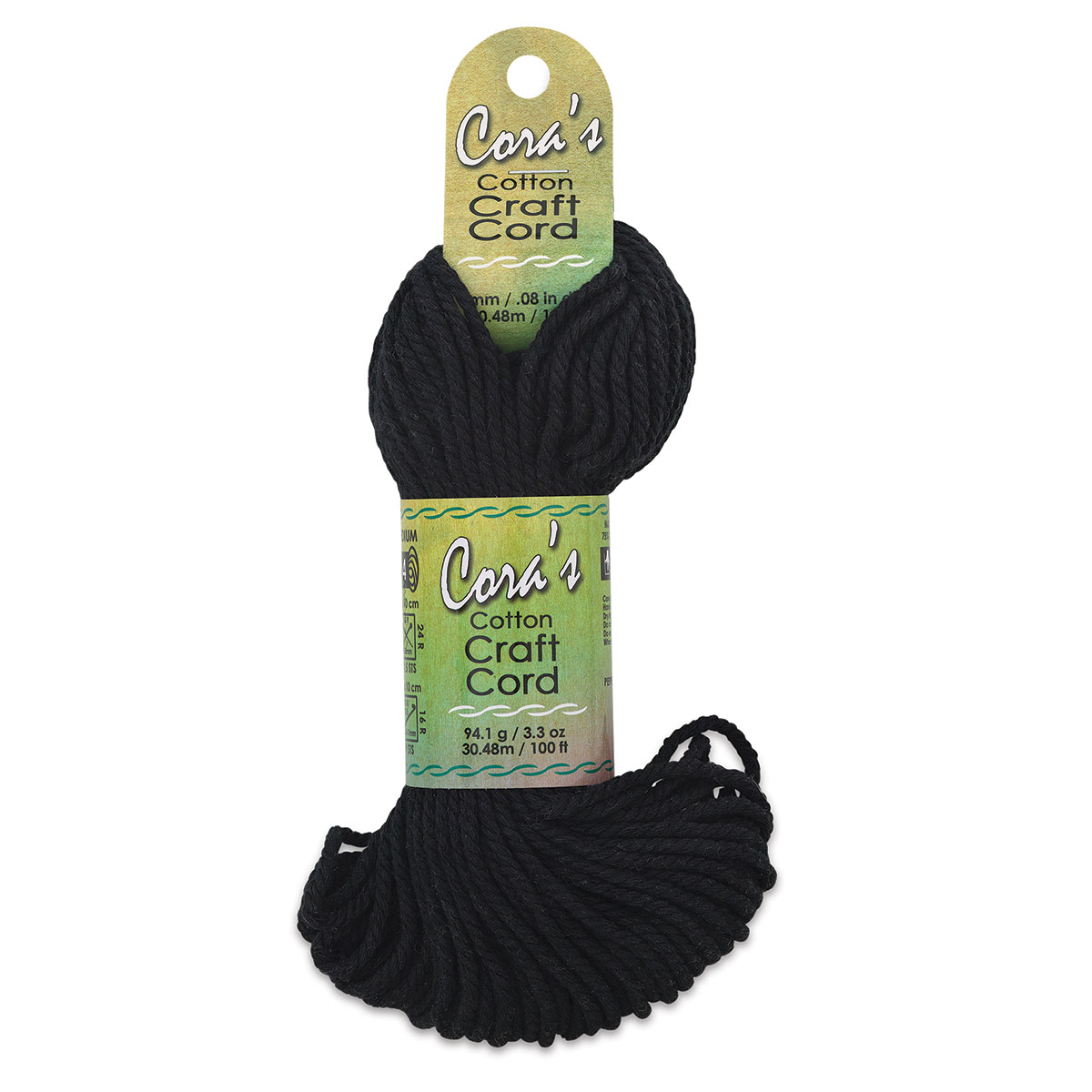 Pepperell Cora's Cotton Craft Cord 4mm x 75' Natural