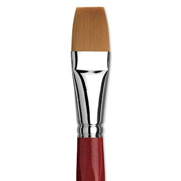 Open in modal - Da Vinci Cosmotop Spin Brush - Flat, Short Handle, Size 24 close up