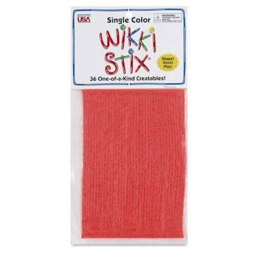 Open in modal - Wikki Stix - Pkg of 36, Orange, 6" - front of packaging