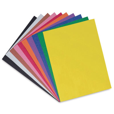 Pacon Sunworks Construction Paper - Assorted Colors, 12" x 18", Pkg of 50 Sheets