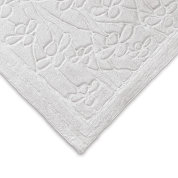 Open in modal - Black Ink Thai Embossed Paper - Corner of Lucky Clover paper showing detail
