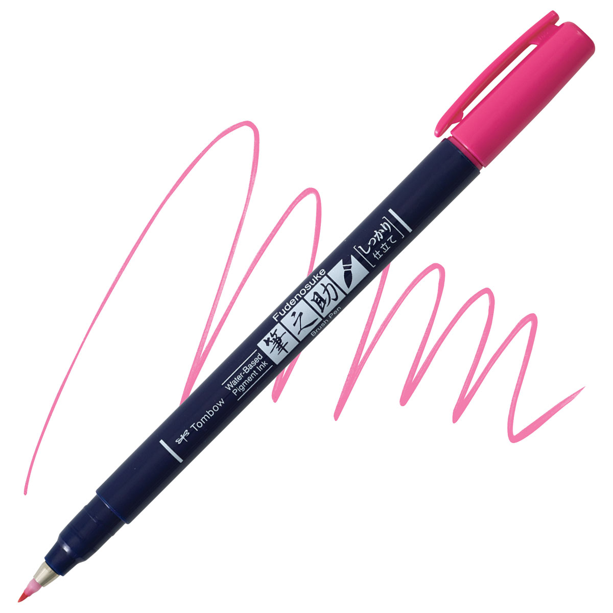 Tombow Fudenosuke Brush Pens - Pink (hard nib) – Calligraphy Joburg