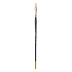 Blick Masterstroke Interlocking Bristle Brush - Filbert, Long Handle, Size 4