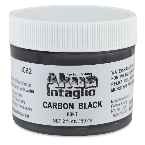 Akua Intaglio Ink - Mars Black, 237 ml, BLICK Art Materials