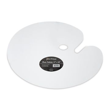 Open in modal - Richeson Clear Acrylic Palette - 24" x 17", Clear with label