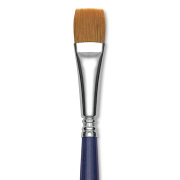 Open in modal - Escoda Chronos Brush - Long Handle, Bright, Size 1/2", close-up