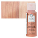 FolkArt Metallic Acrylic Paint - Rose Gold, 59 ml