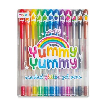 Ooly Yummy Yummy Scented Glitter Gel Pens, Set of 12