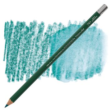 Open in modal - General's Kimberly Watercolor Pencil - Sea Green pencil and swatch
