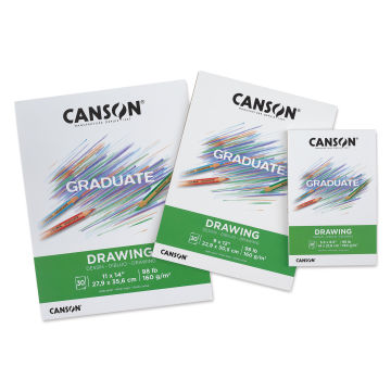Canson Graduate Drawing Pads, various sizes