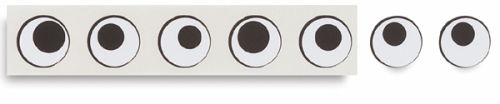 Wiggle Eyes Stickers Black - Charles Leonard