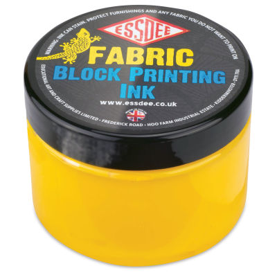 Essdee Fabric Block Printing Inks - Yellow, 150 ml