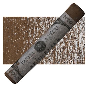 Open in modal - Sennelier Soft Pastel - Bistre 060 pastel and swatch