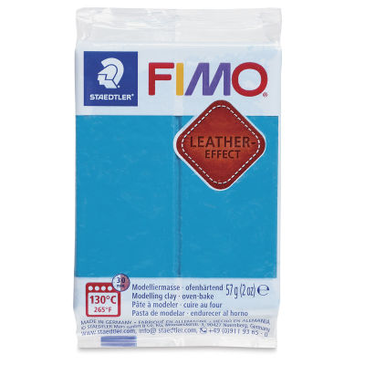 Staedtler Fimo Leather Effect Clay - Lagoon, 2 oz