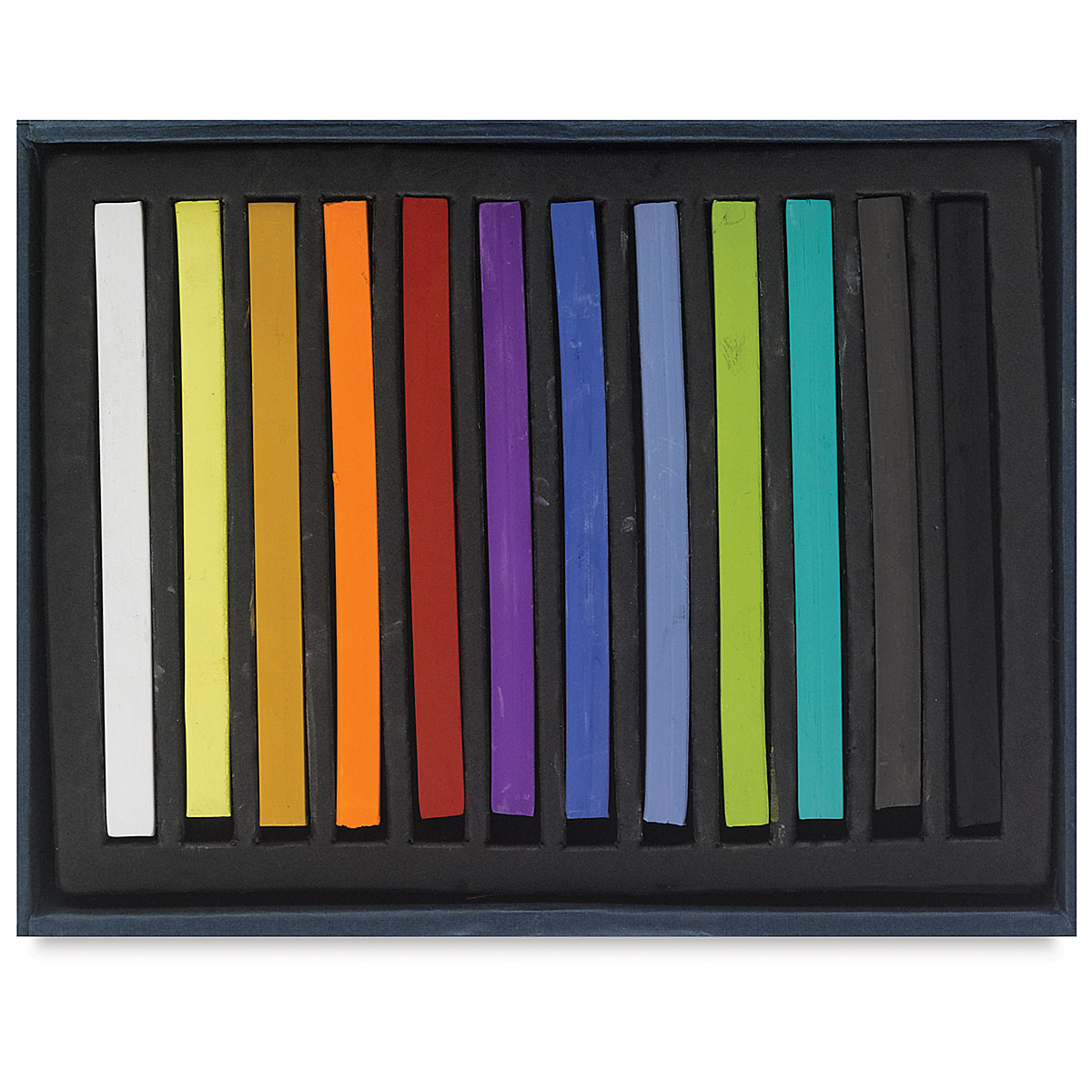 Jack Richeson Soft Square Artist Chalk Pastels Assorted Color Set of 48 for  sale online
