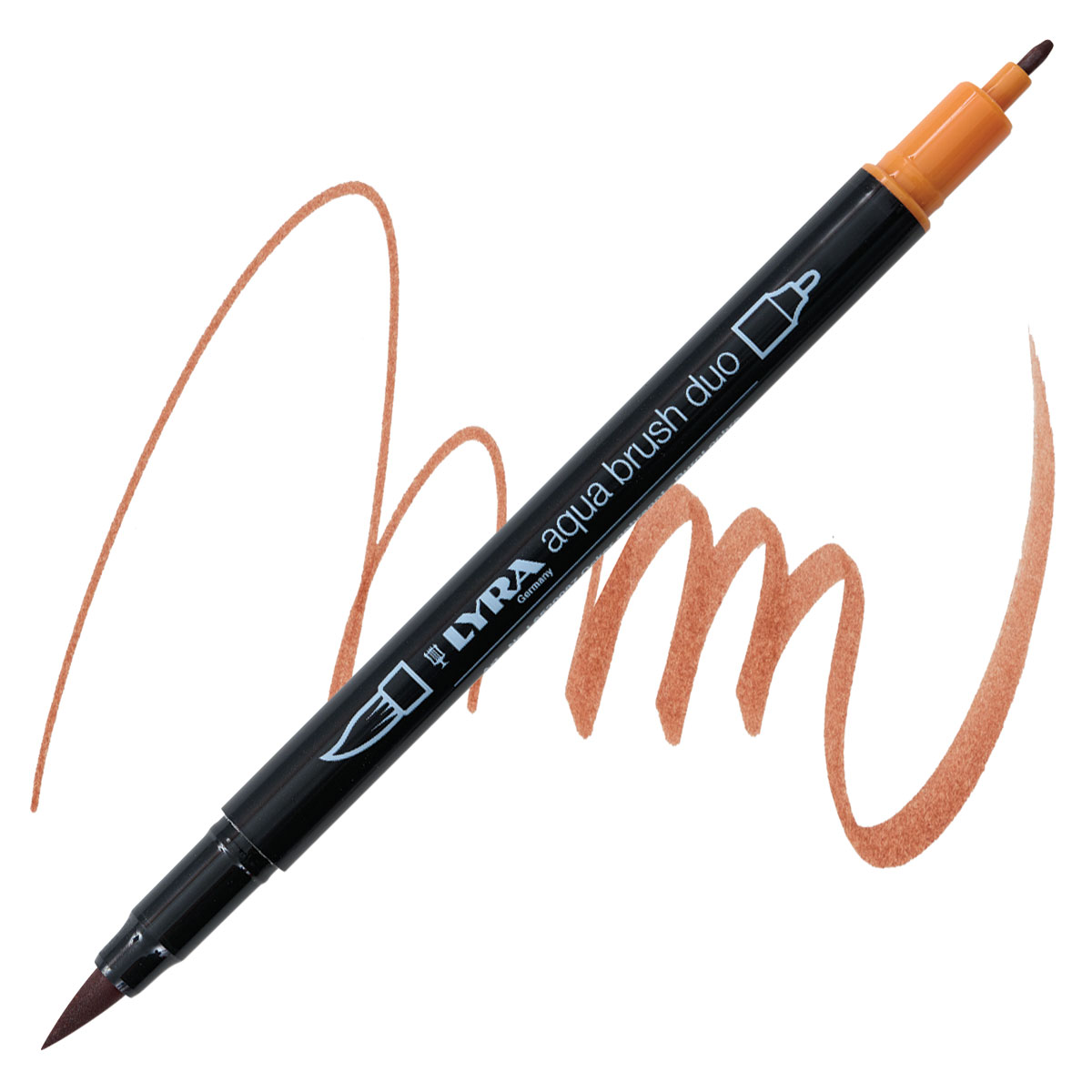 24) Black Lyra Aqua Brush Duo Marker Pen