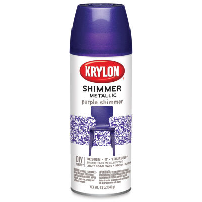 Krylon Shimmer Metallic Spray Paint - Purple, 11.5 oz can