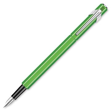 Open in modal - Caran d’Ache 849 Fountain Pen, Fluorescent Green, Medium Nib
