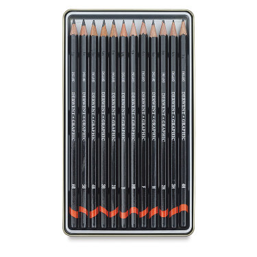 Derwent Graphic Pencil - Medium Designer, Set of 12