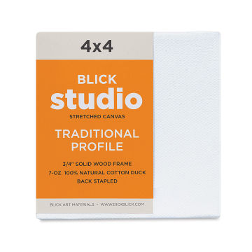 Blick Studio Stretched Cotton Canvas - Traditional Profile, 10 x 10