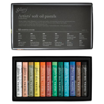 Mungyo Gallery Soft Oil Pastels, Metallic Colors, Set of 12