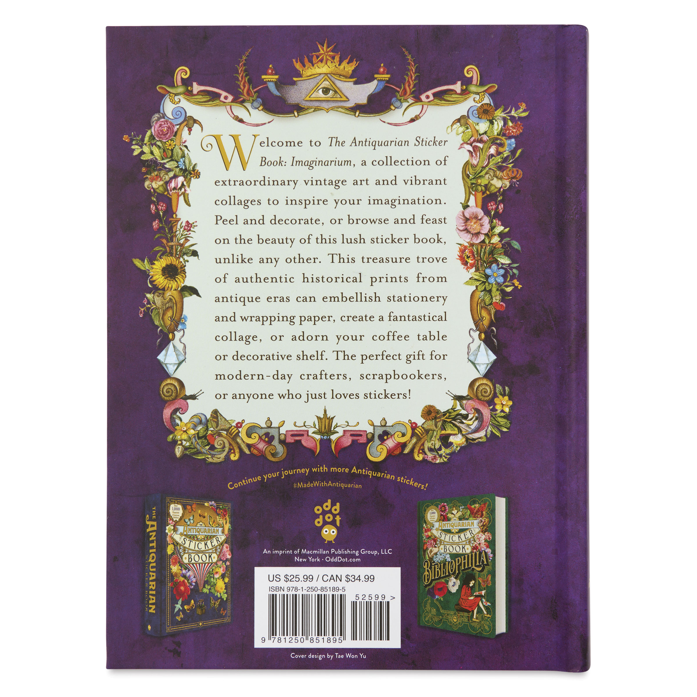 The Antiquarian Sticker Book : Imaginarium | BLICK Art Materials