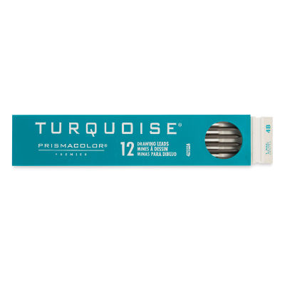 Prismacolor Turquoise Lead Refills - 2 mm, 4B, Box of 12