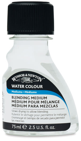 Winsor & Newton Watercolor Blending Medium - Front view of 75 ml bottle