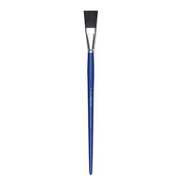 Open in modal - Blick Scholastic Black Bristle Brush - Easel, Long Handle, Size 1"