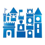 Roylco Create-A-Castle Rubbing Plate Set