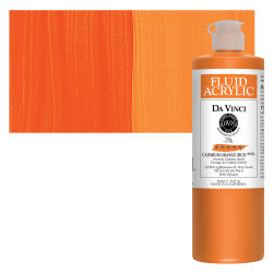 Da Vinci Fluid Acrylics - Cadmium Orange Hue, 16 oz bottle