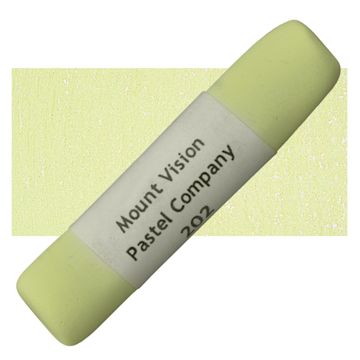 Open in modal - Mount Vision Handmade Pastel - Yellow Green 202 pastel and swatch