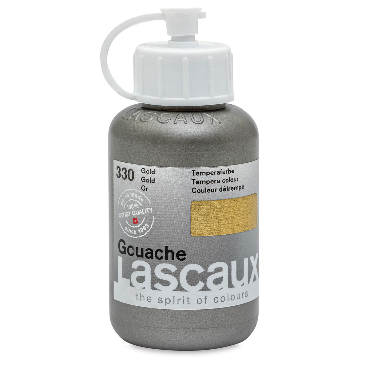 Lascaux Acrylic Gouache Paint Silver 85 ml Bottle