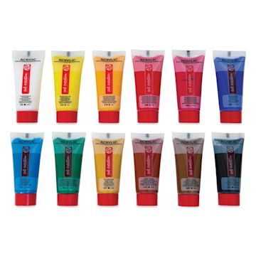 Open in modal - Talens Art Creation Acrylic Set - Set of 12, 12 ml tubes, out of packaging