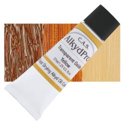 CAS AlkydPro Fast-Drying Alkyd Oil Color - Transparent Yellow Oxide, 37 ml tube